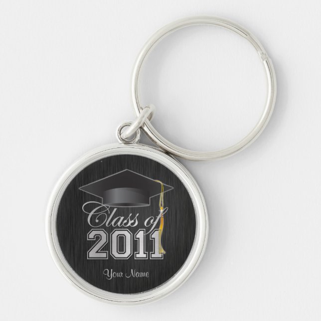 Chaveiro Classe da Chave-Corrente 2011 da graduação (preto (Frente)