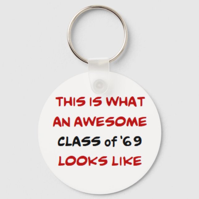 Chaveiro classe de 1969, incrível (Frente)