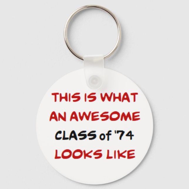 Chaveiro classe de 1974, incrível (Frente)