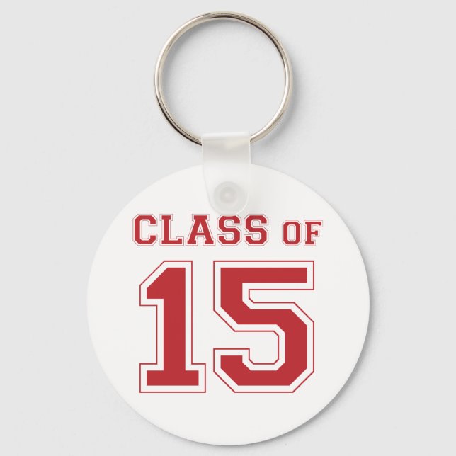 Chaveiro Classe de 2015 - Vermelho (Frente)