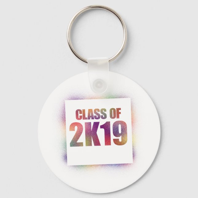 Chaveiro classe de 2k19, classe de 2019 (Frente)