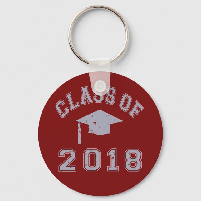Chaveiro Classe De Graduação 2018 - Cinzas (Frente)