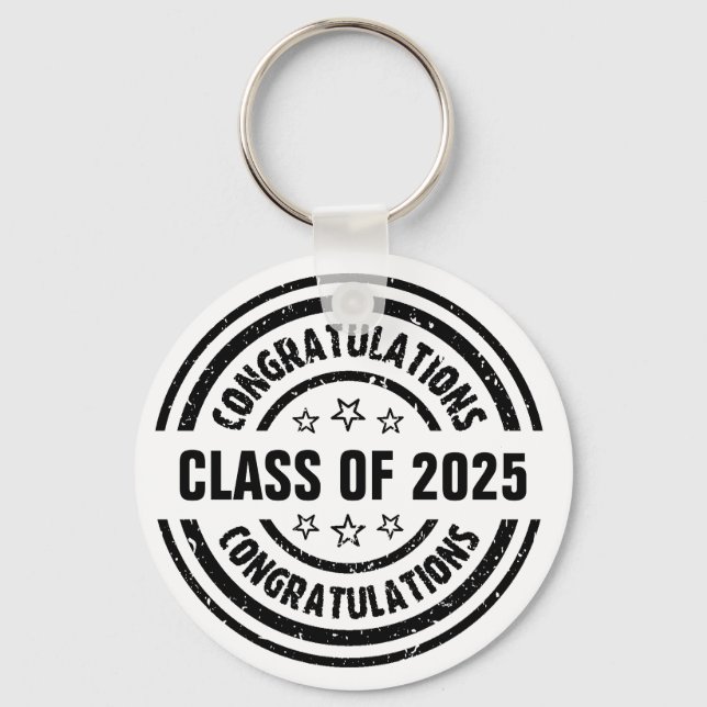 Chaveiro Classe de graduação de 2025 (Verso)
