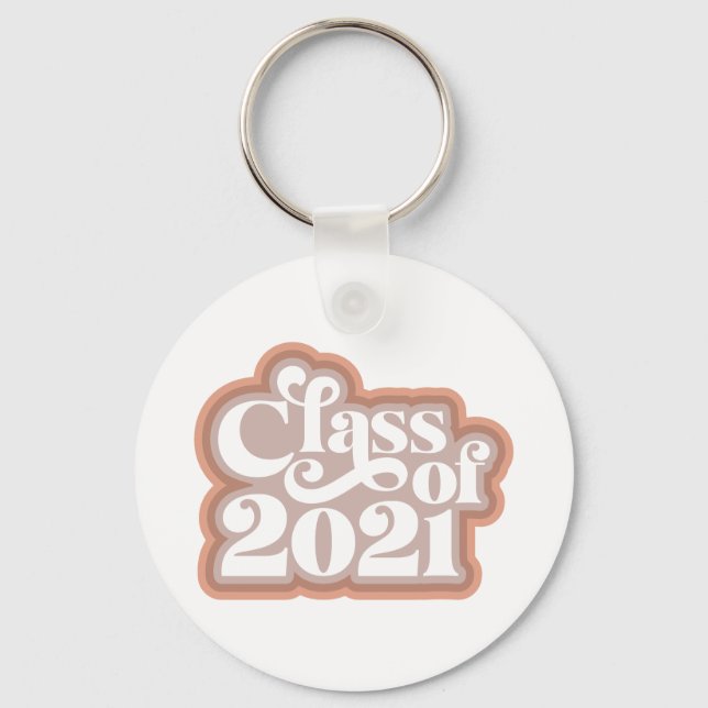 Chaveiro Classe Rétro Moderna de 2021 (Frente)
