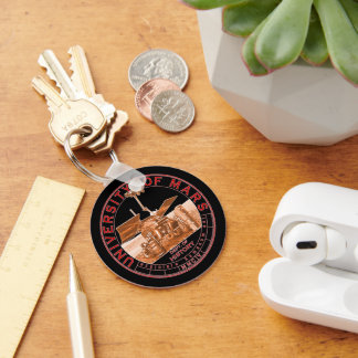 Chaveiro Classic Red Orange Logo Mars University