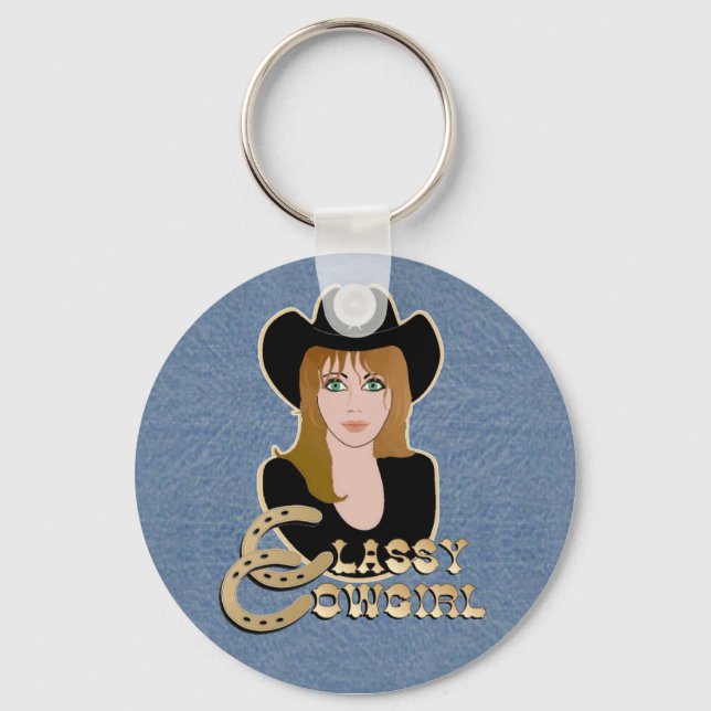 Chaveiro Clássica Cowgirl (Frente)