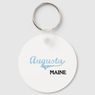 Chaveiro Clássico da cidade de Augusta Maine