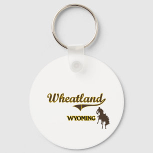 Chaveiro Clássico da cidade de Wheatland Wyoming