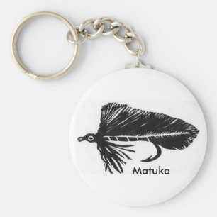 Chaveiro Clássico de Trouts "Black Matuka"