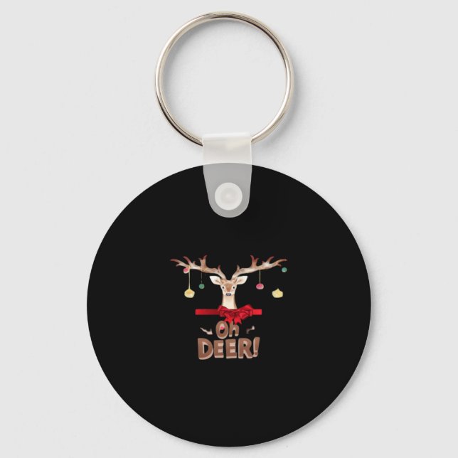 Chaveiro Clássico Estilo Oh Deer (Frente)