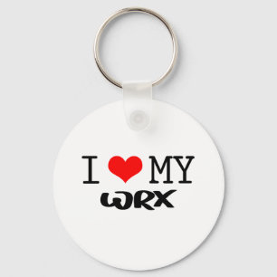 Chaveiro Clássico "eu amo design do meu WRX"