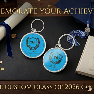 Chaveiro Clássico Personalizado Universidade Alumni Turma d