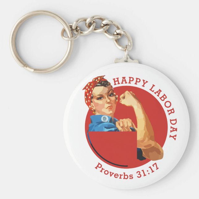 Chaveiro Clássico Vermelho ROSIE O RIVETOR (Frente)