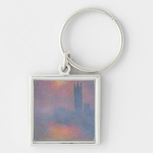 Chaveiro Claude Monet   as casas do parlamento, Londres