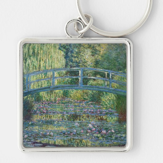 Chaveiro Claude Monet - Lago de Nenúfares, Harmonia Verde (Frente)