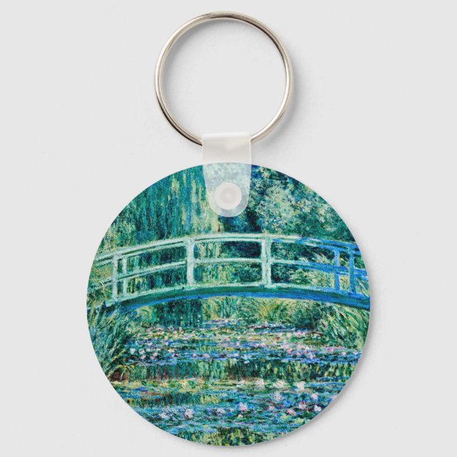 Chaveiro Claude Monet - Lírios De Água E Ponte Japonesa (Frente)