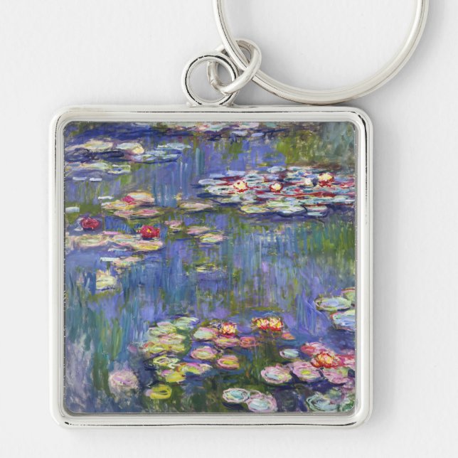 Chaveiro Claude Monet - Nenúfares / Ninféias (Frente)