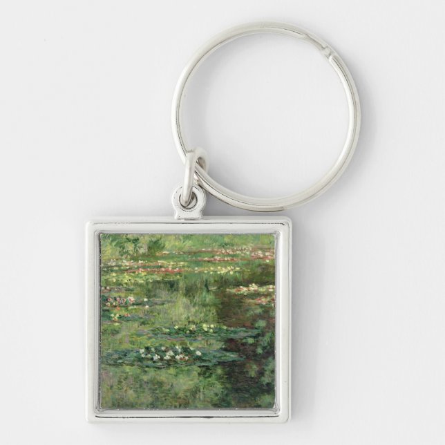 Chaveiro Claude Monet | o Waterlily Lagoa, 1904 (Frente)