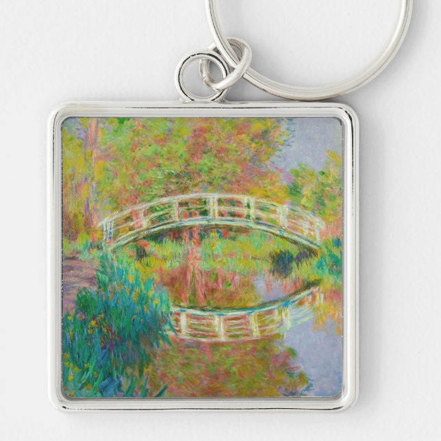 Chaveiro Claude Monet - Ponte Japonesa, Giverny (Frente)
