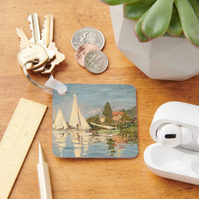 Chaveiro Claude Monet | Regatta at Argenteuil, c.1872 (Mesa)