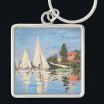 Chaveiro Claude Monet - Regattas em Argenteuil<br><div class="desc">Regattas no Argenteuil,  Regates a Argenteuil. Por Claude Monet em 1872.</div>