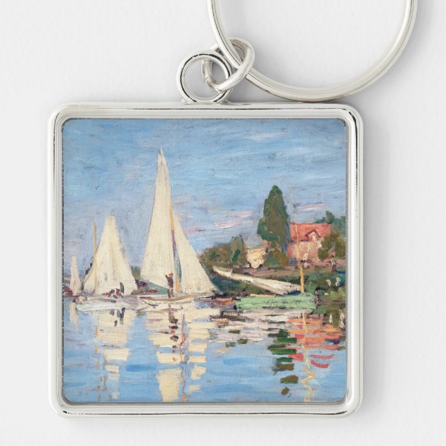 Chaveiro Claude Monet - Regattas em Argenteuil (Frente)