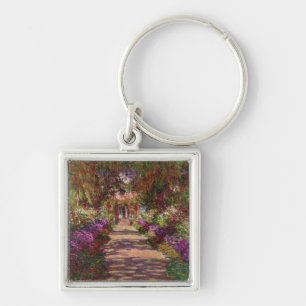 Chaveiro Claude Monet um caminho no jardim de Monet