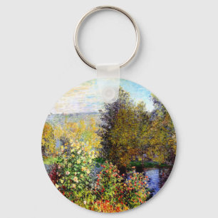 Chaveiro Claude Monet Um Canto do Jardim em Montgeron