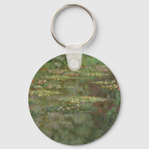 Chaveiro Claude Monet Waterlilies ou a lagoa do lírio de