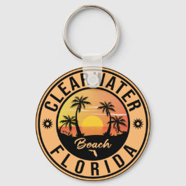 Chaveiro Clearwater Beach Florida Vintage Souvenirs