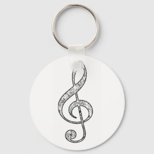 Chaveiro Clef de triplo manchado