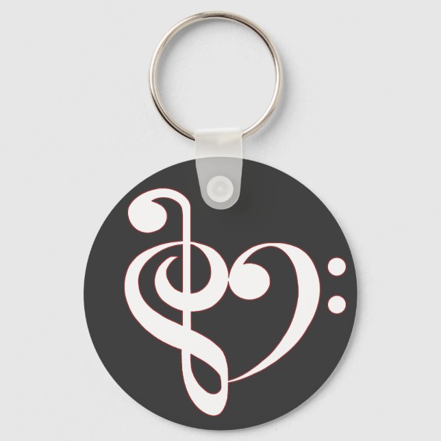 Chaveiro Clef Heart Key (Frente)