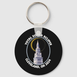 Chaveiro Cleveland Ohio 2024 Caminho do Eclipse Solar Total