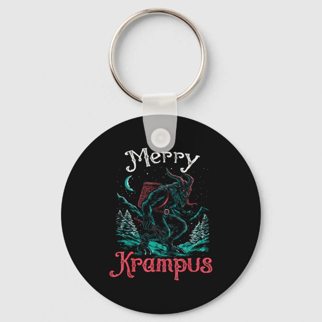 Chaveiro Clic Folklore Christmas Merry Krampus Festive Horr (Frente)