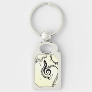 Chaveiro Clima G Clef Yellow