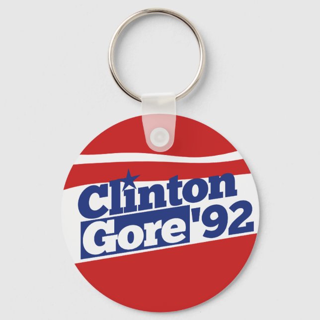 Chaveiro Clinton Gore 92 (Frente)