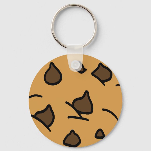 Chaveiro Clipart de desenho animado Biscoito de chocolate g (Frente)