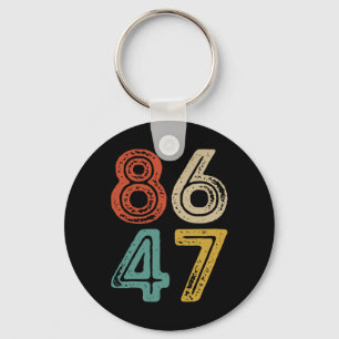 Chaveiro Clique em Estilo Vintage 80s Estilo 8647 Anti Trum