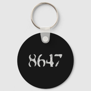 Chaveiro Clique em Estilo Vintage 80s Estilo 86 47 Anti Tru