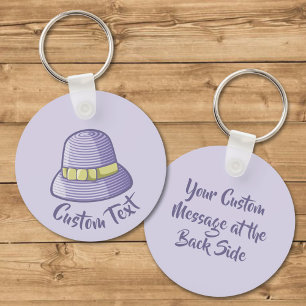 Chaveiro Cloche Hat Lilac