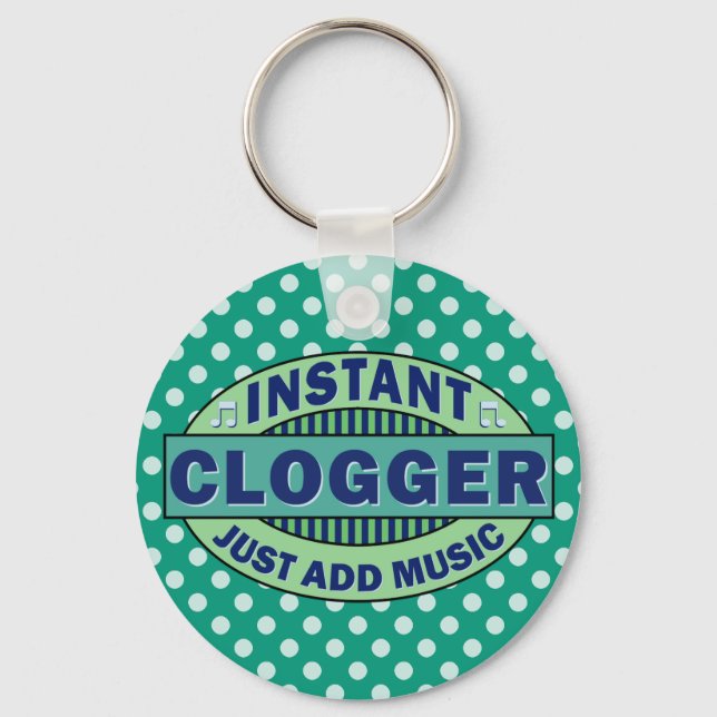 Chaveiro Clogger Instantâneo Apenas adicione música (Frente)