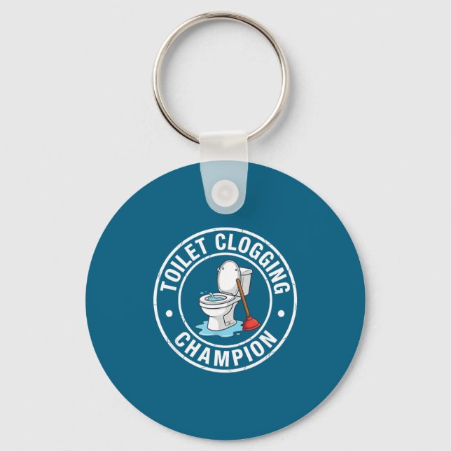 Chaveiro Clogging Champion Toilet Apparel (Frente)