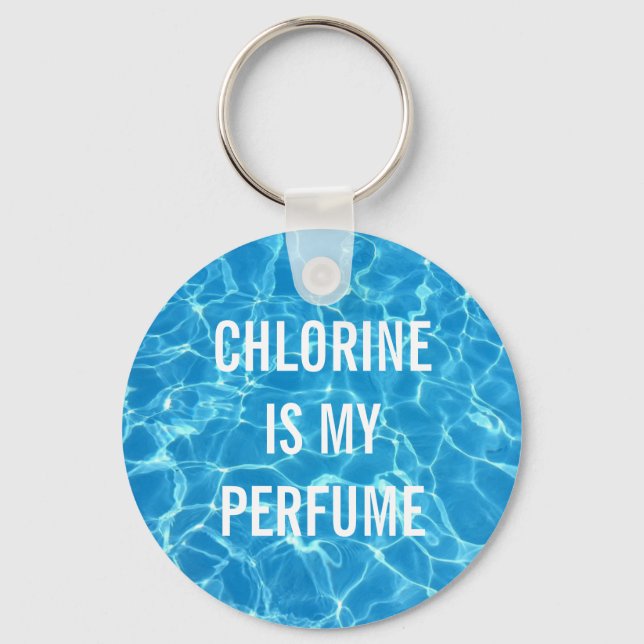 Chaveiro Cloro É Minha Típica De Nadação Perfume (Frente)