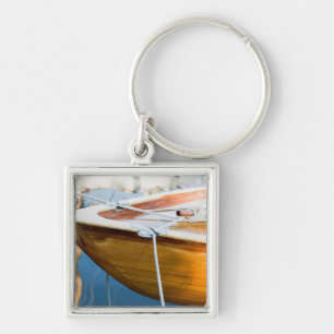 Chaveiro Close up no barco acima amarrado