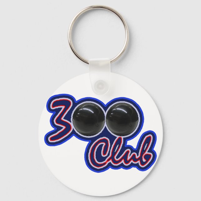 CHAVEIRO CLUBE 300 - JOGO PERFEITO EM BOLICHES (AZUL) (Frente)