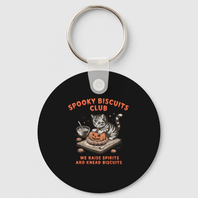 Chaveiro Clube de Bolinhos Assustadores Gato Halloween Cozi (Frente)