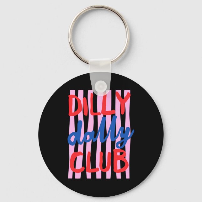Chaveiro Clube de Design Dilly Dally (Frente)
