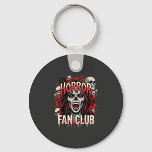 Chaveiro Clube de Fã de Terror de Halloween Caveira de Vamp