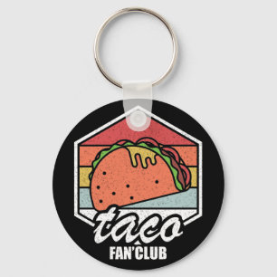 Chaveiro clube de fãs de taco vintage tacos amantes para am
