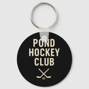 Chaveiro Clube de Hockey no Lago Paus Cruzados Gelo de Inve